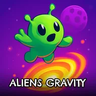 Aliens Gravity - Gravity Drop game