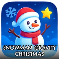 Snowman Gravity Christmas - Gravity Drop game